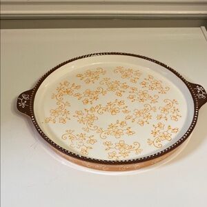 Floral Ceramic Serving Tray